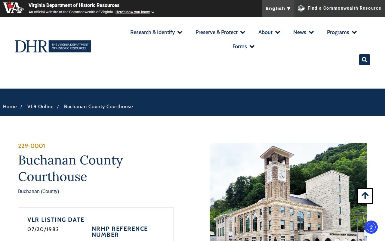 Grundy criminal records courthouse history in Buchanan County